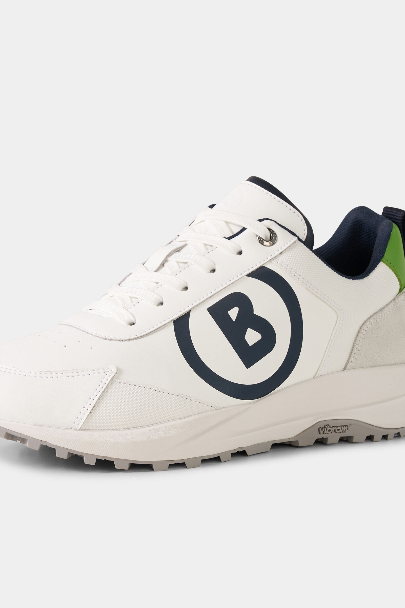 Golf Sneaker Wei&szlig;/Navy-Blau