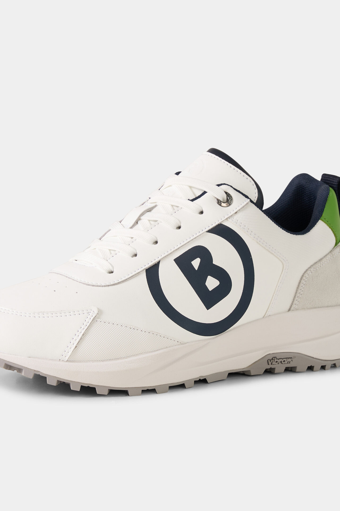 Golf Sneaker Wei&szlig;/Navy-Blau