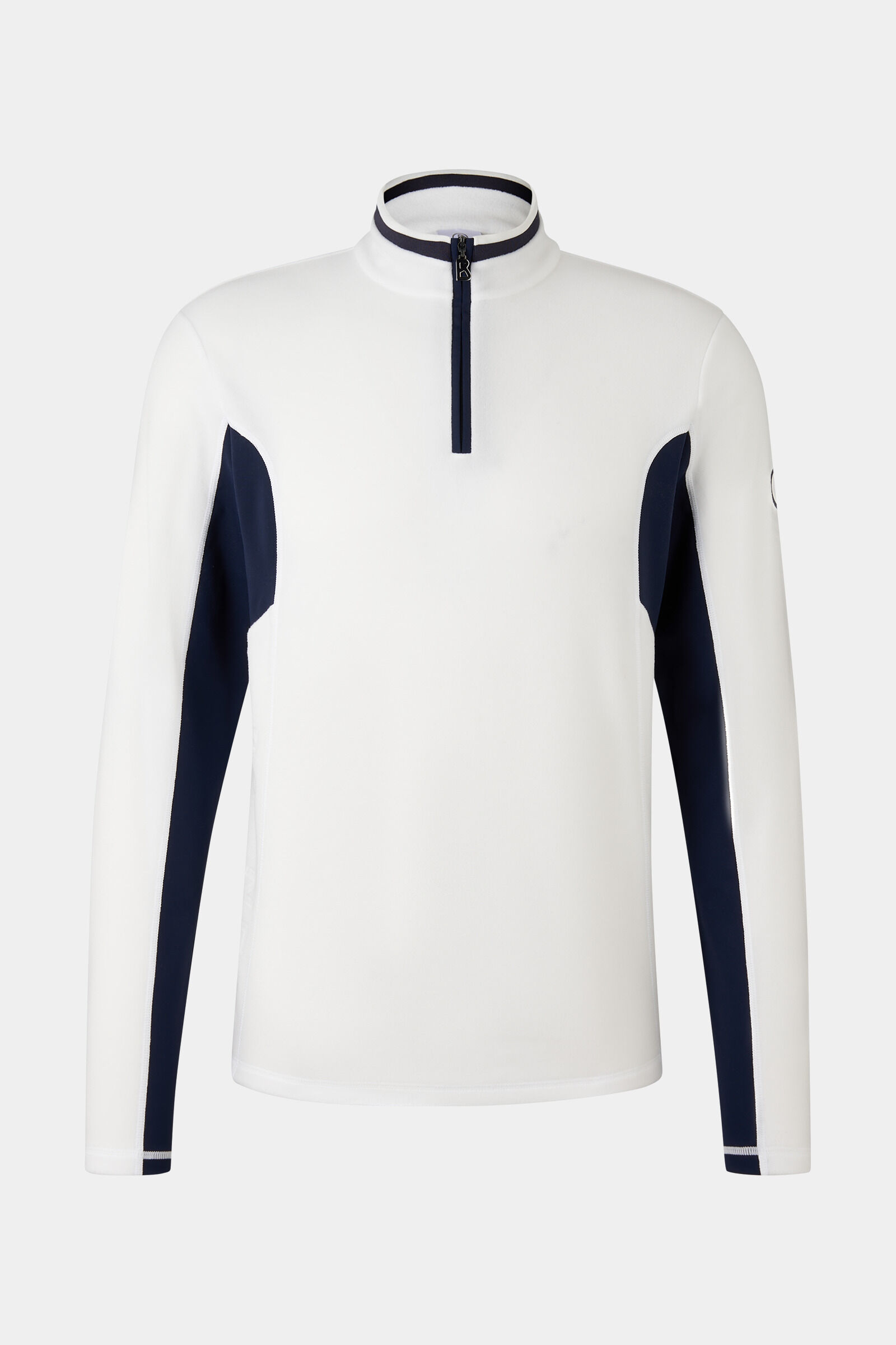 Fleece First Layer Giacomo Wei&szlig;/Navy-Blau