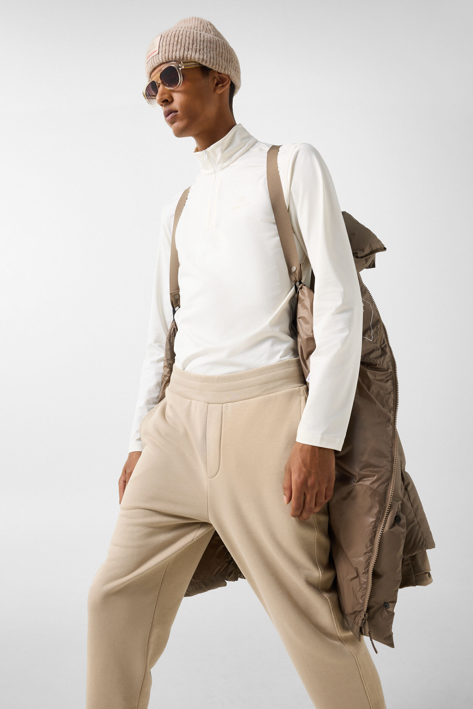 Daunenmantel Walt Taupe