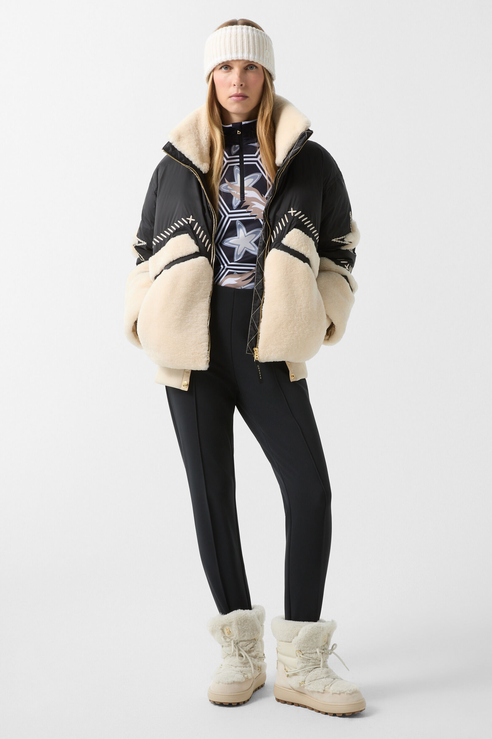 First Layer Amira Black/white/beige