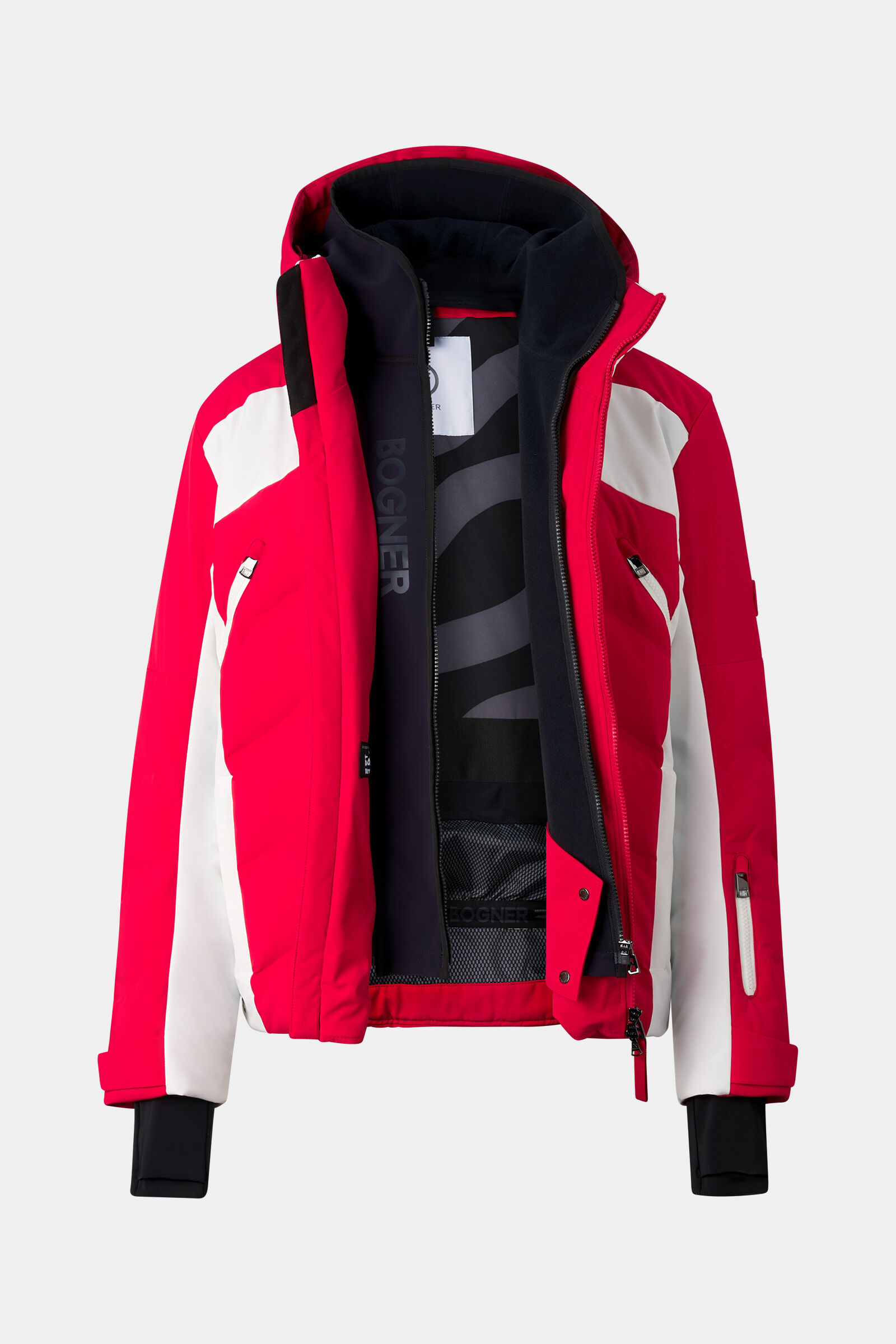 Jervie ski jacket Red/White
