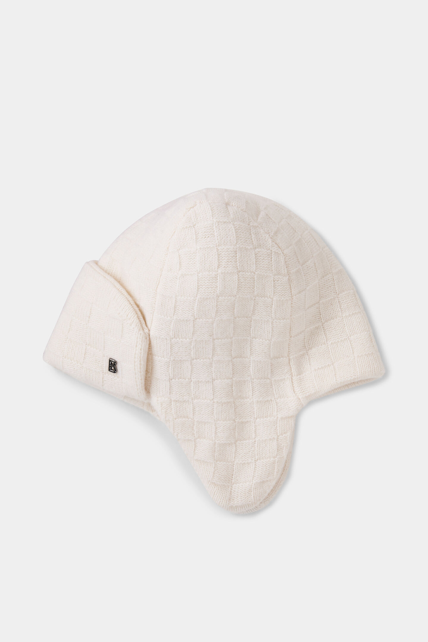 Schurwoll-Fliegermütze Madison Creme