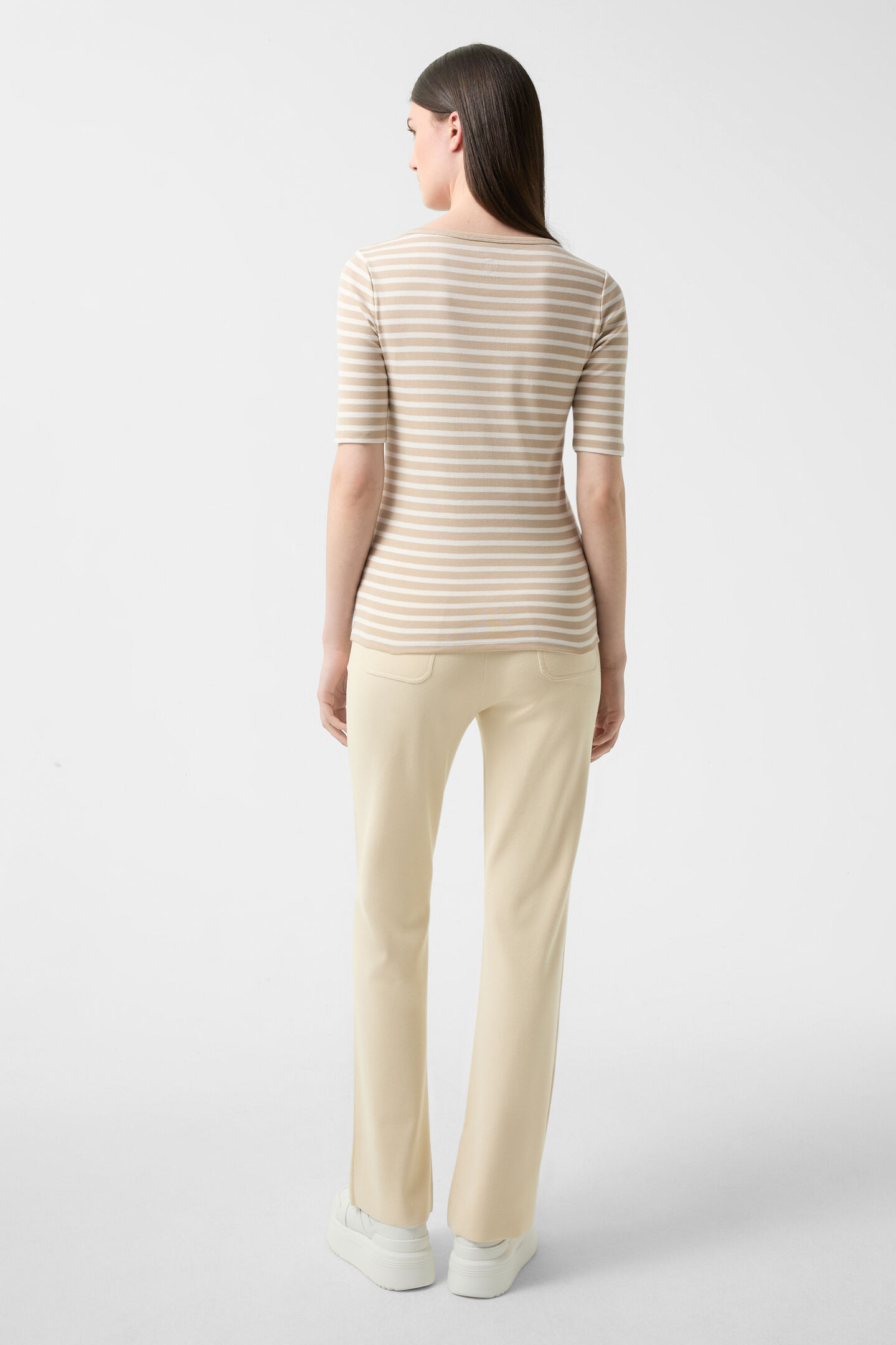 T-Shirt Louna Beige/Off-White