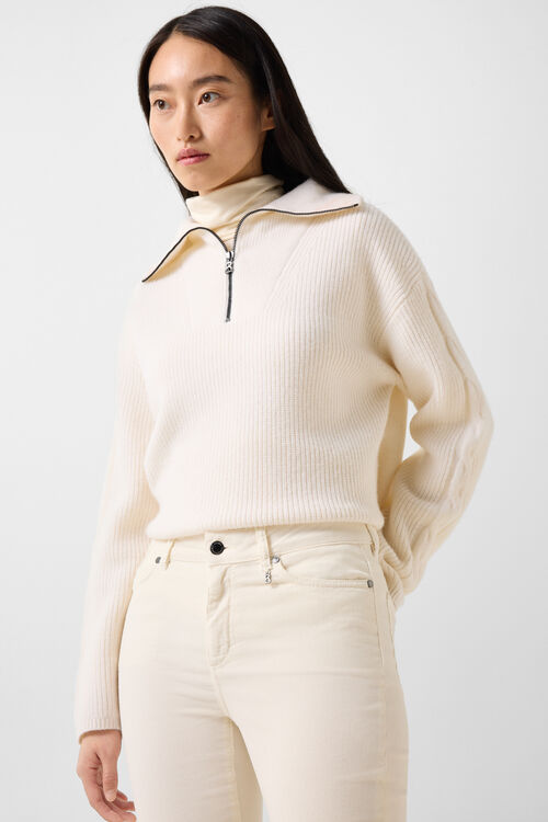 Cordhose Julie Off-White