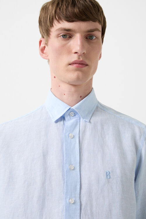 Timi linen shirt Light blue