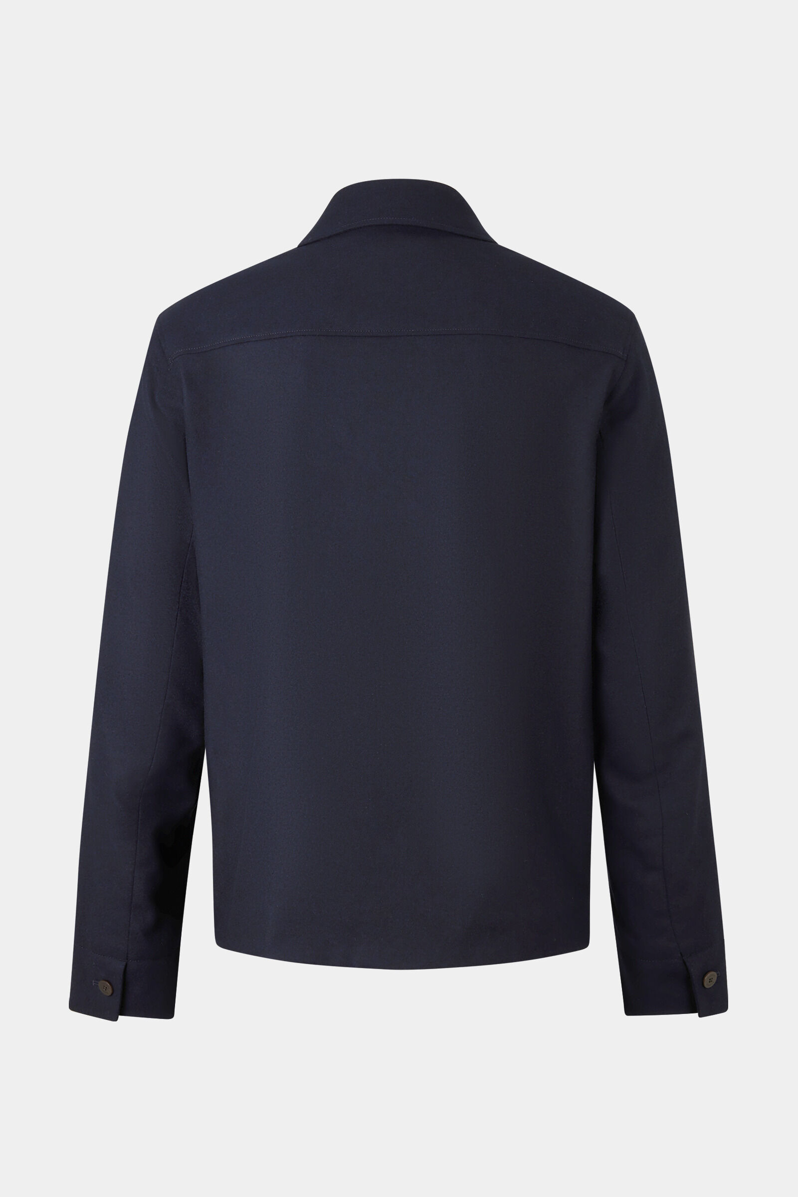 Flannel overshirt Mirco Navy blue