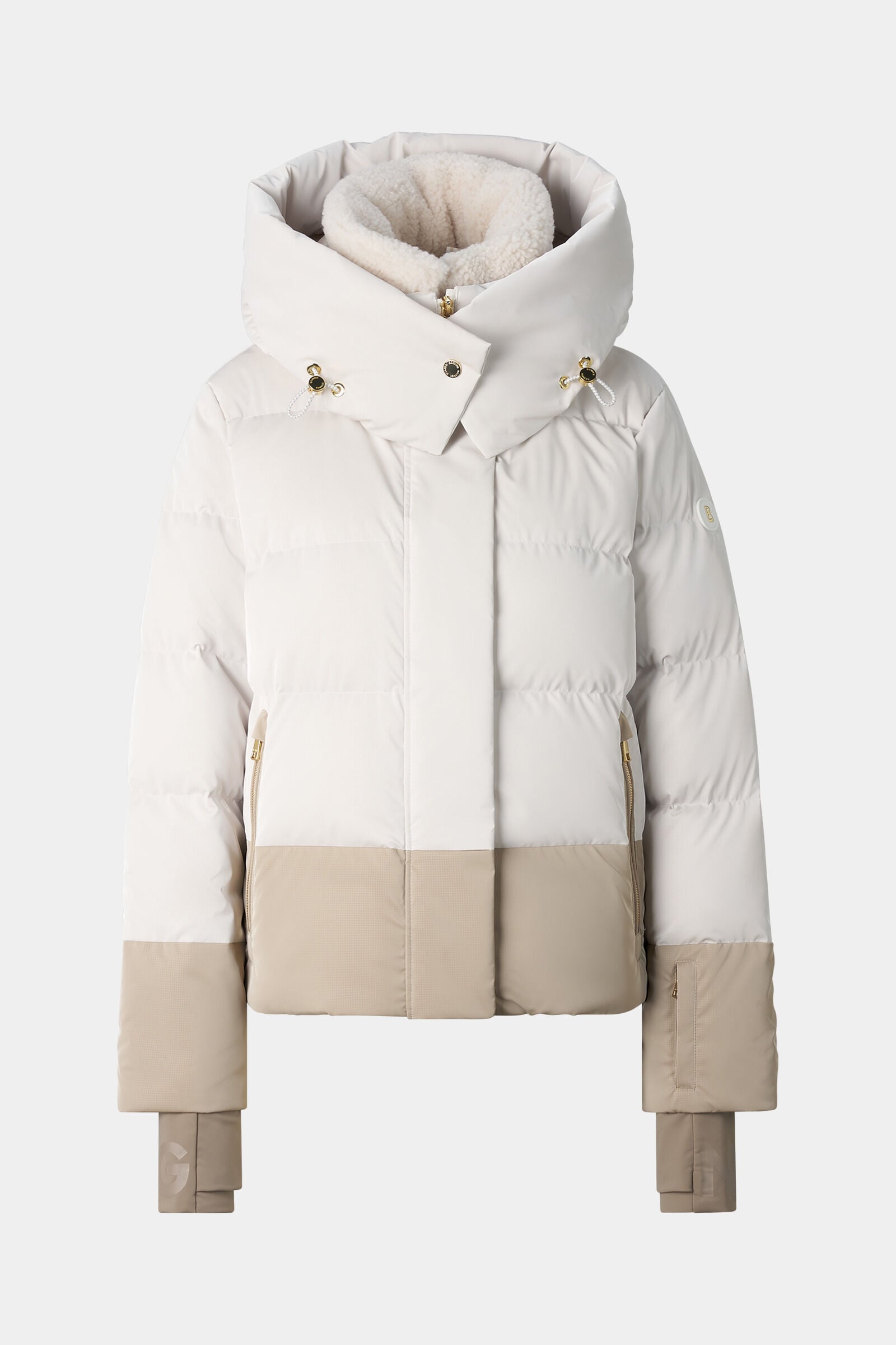 Ski-Daunenjacke Naia Off-White