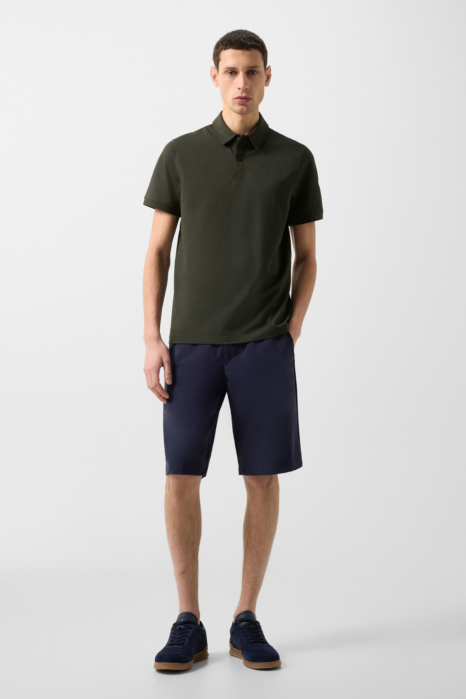 Polo-Shirt Timo Oliv-Gr&uuml;n