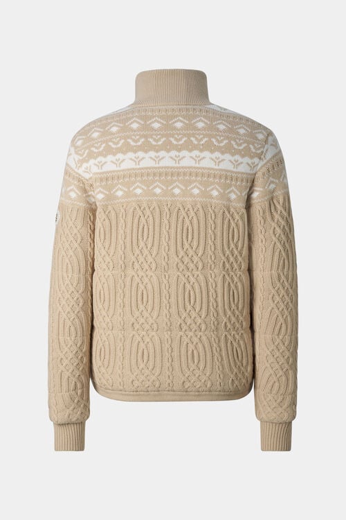 Norweger-Strickjacke Carolyn Camel