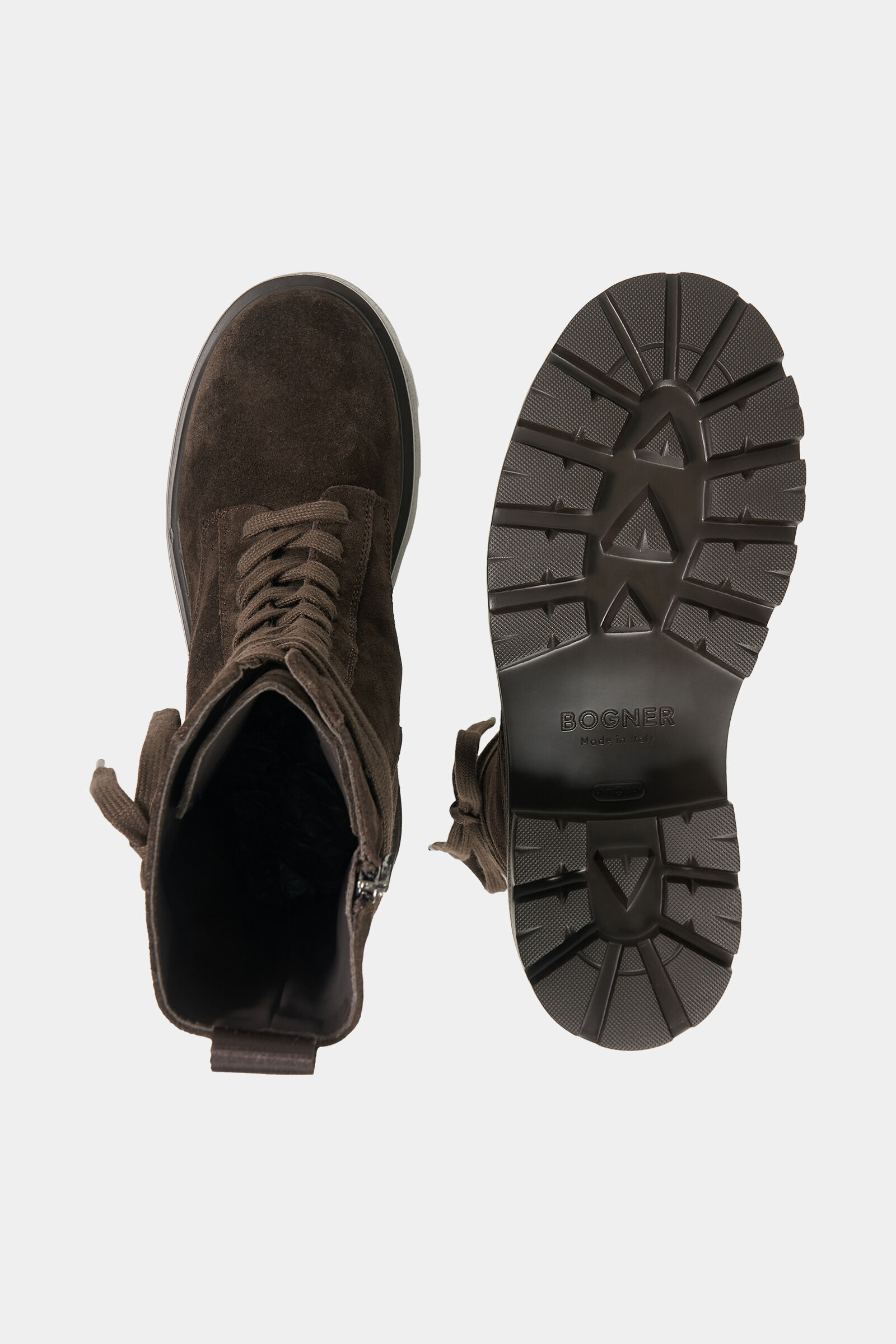Schn&uuml;rboots Riga Dunkelbraun