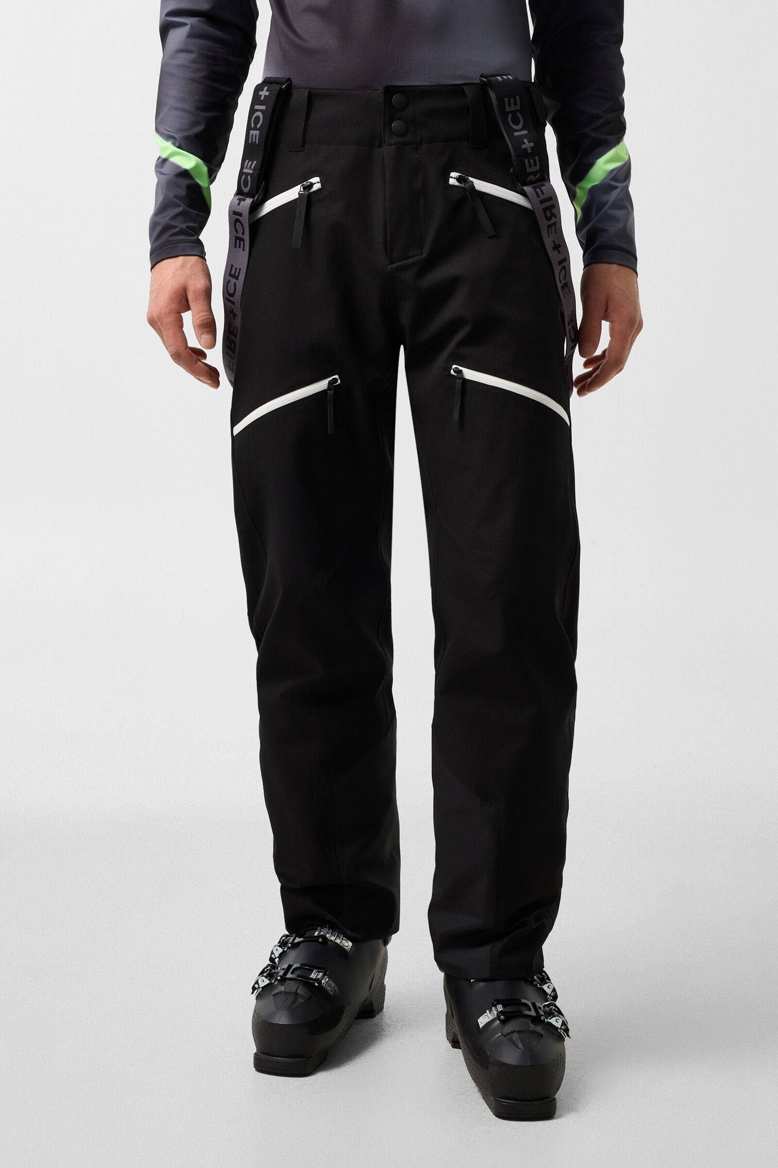 Tarius Ski Dungarees Black