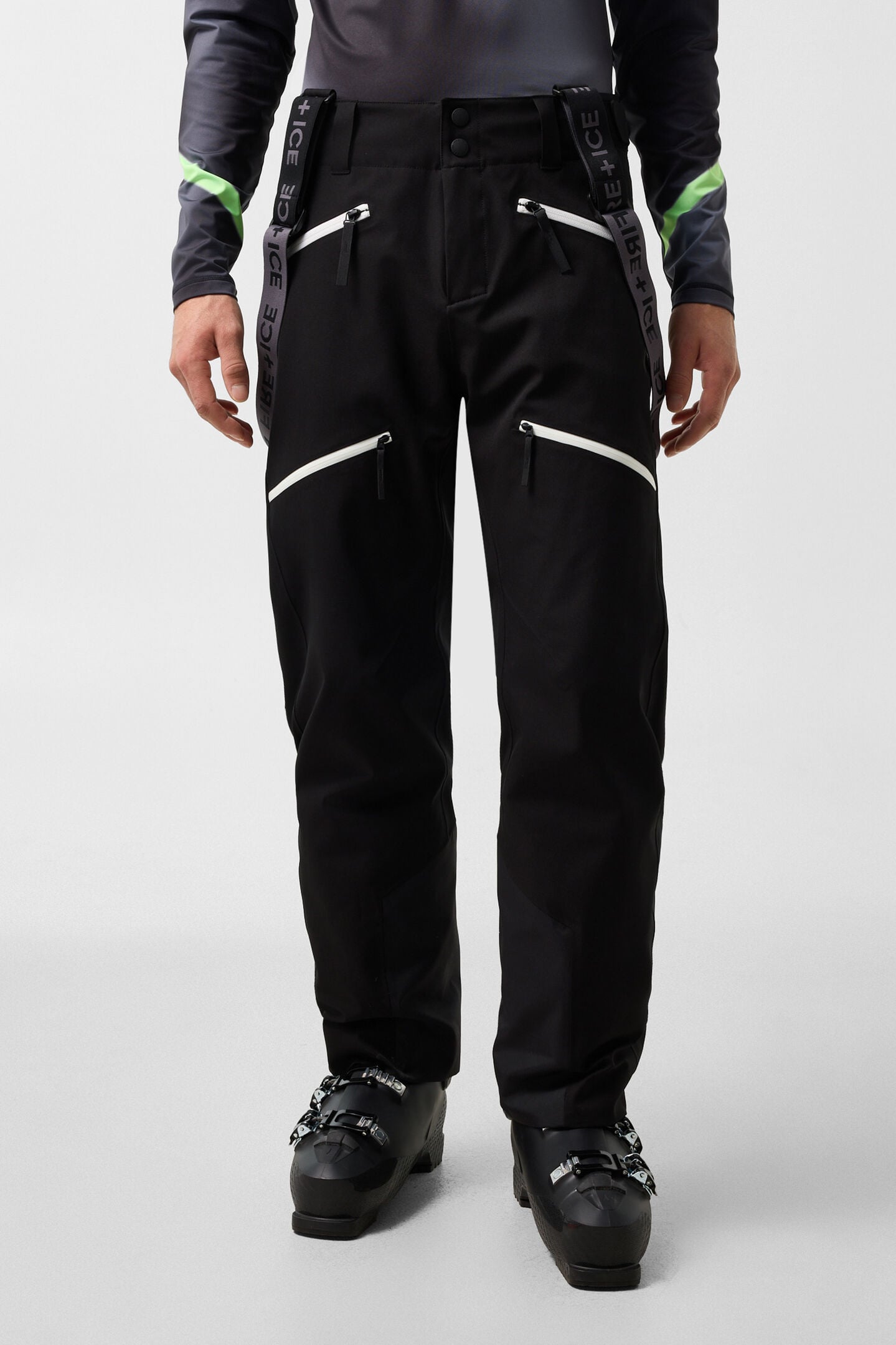 Tarius Ski Dungarees Black