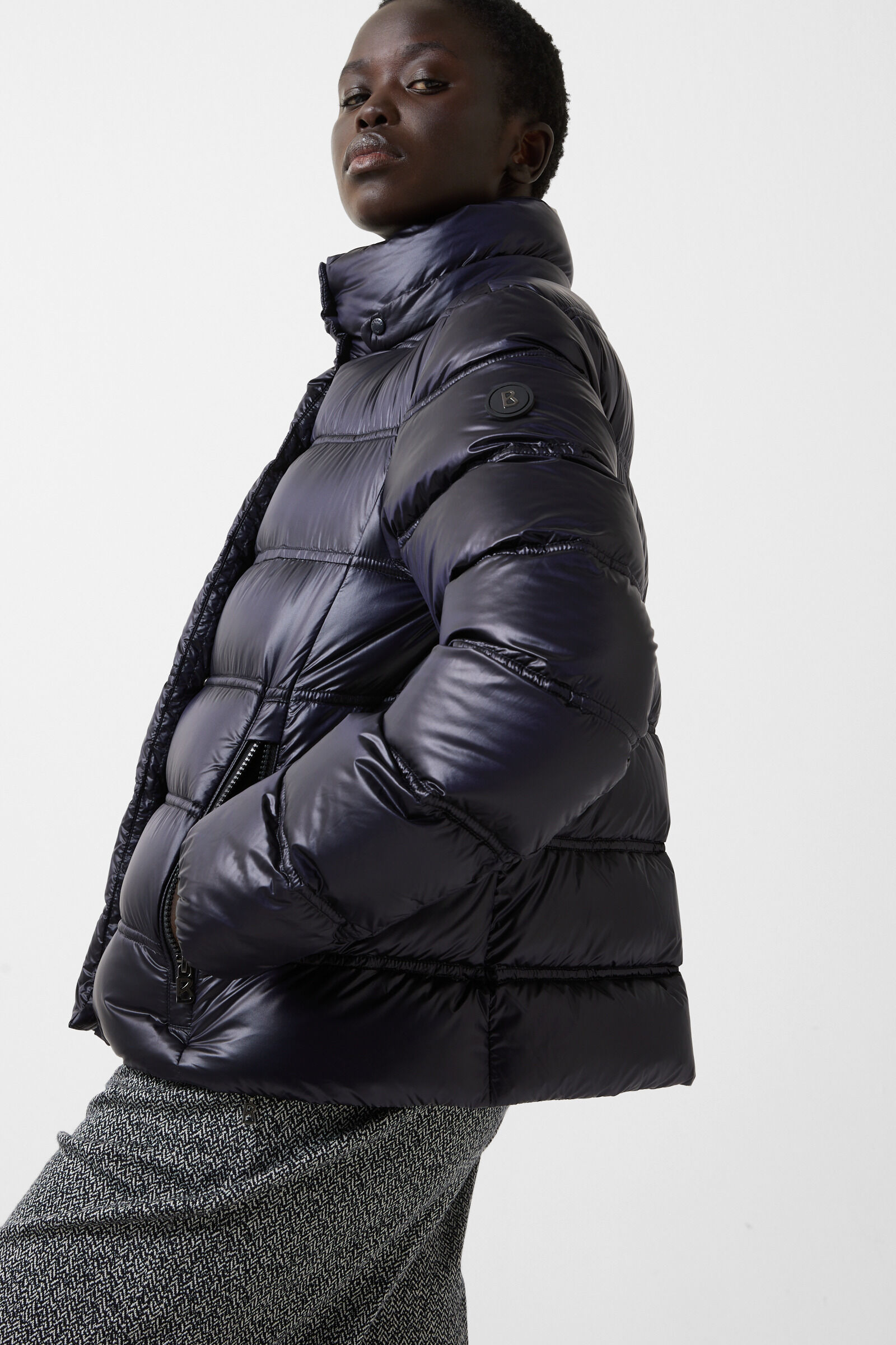 Leslie down jacket Navy blue