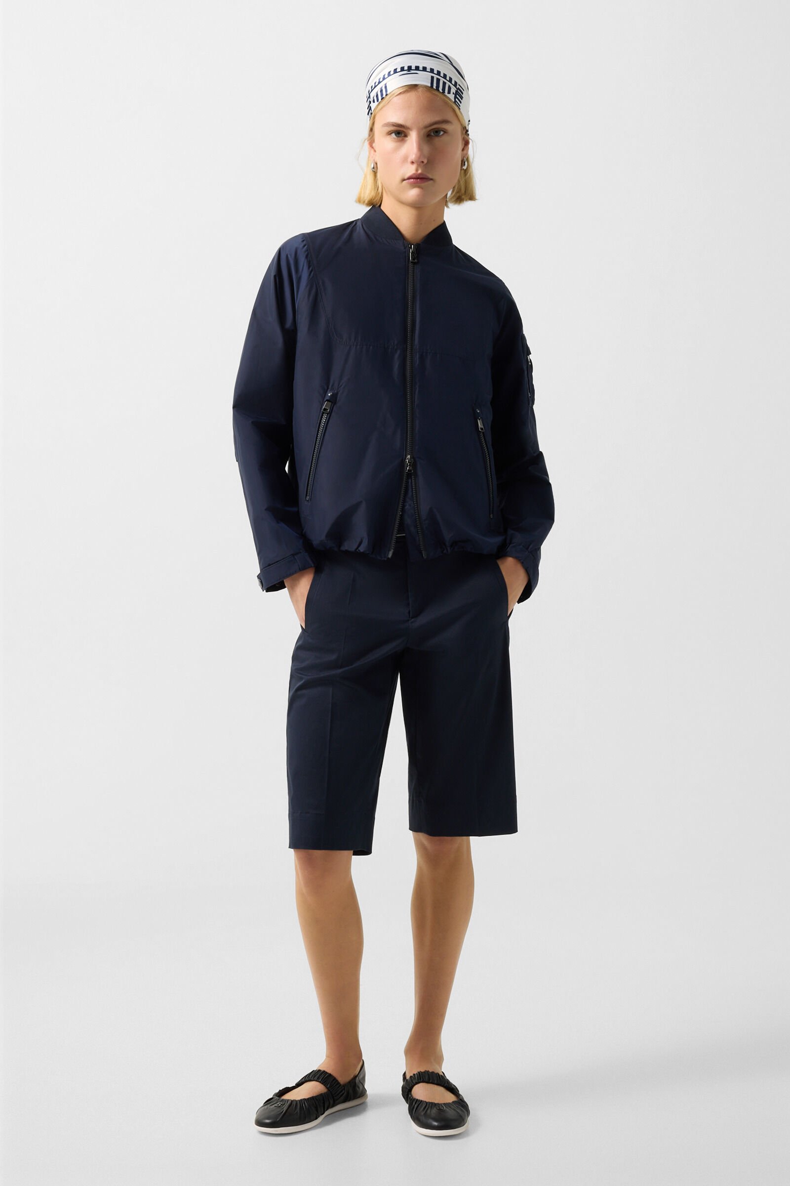 Blouson Zafina Navy-Blau