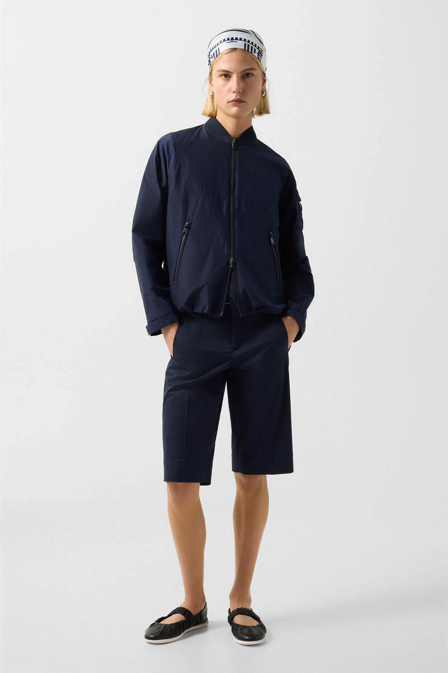 Blouson Zafina Navy-Blau