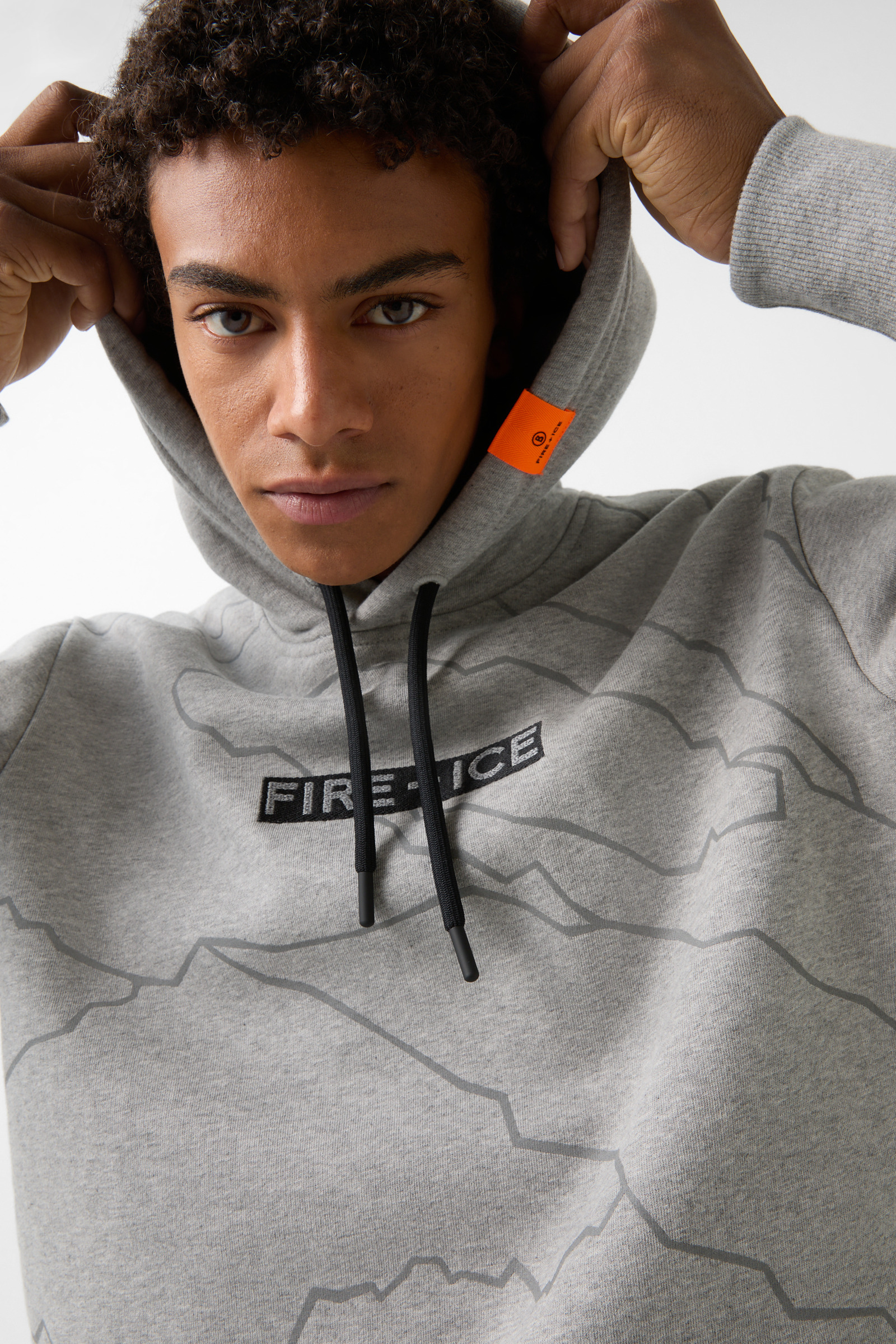 Supreme motion logo hoodie grey hot sale