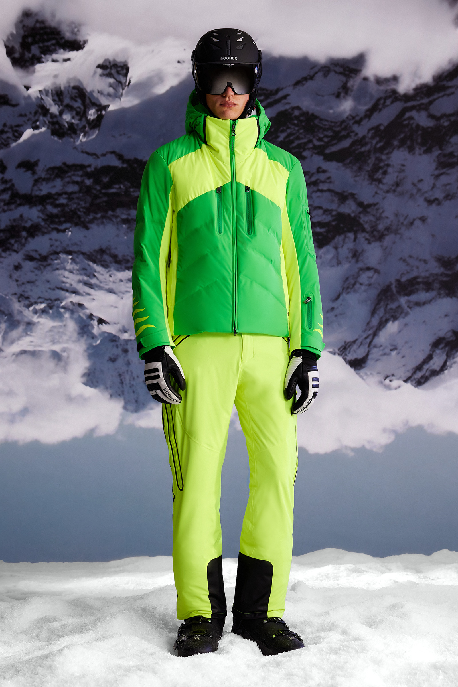 Bogner yellow ski jacket online