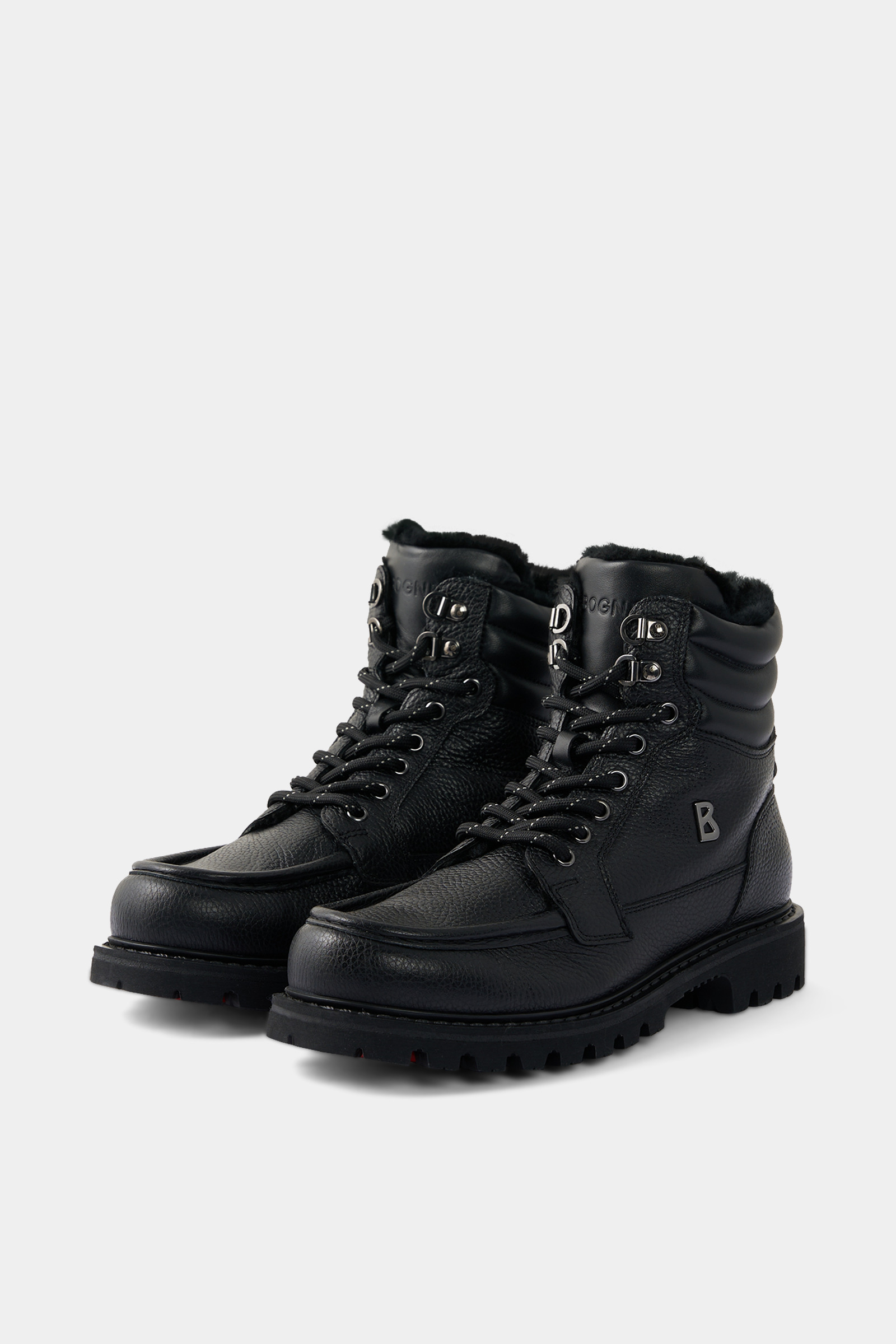 Helsinki Lace-up boots with spikes
