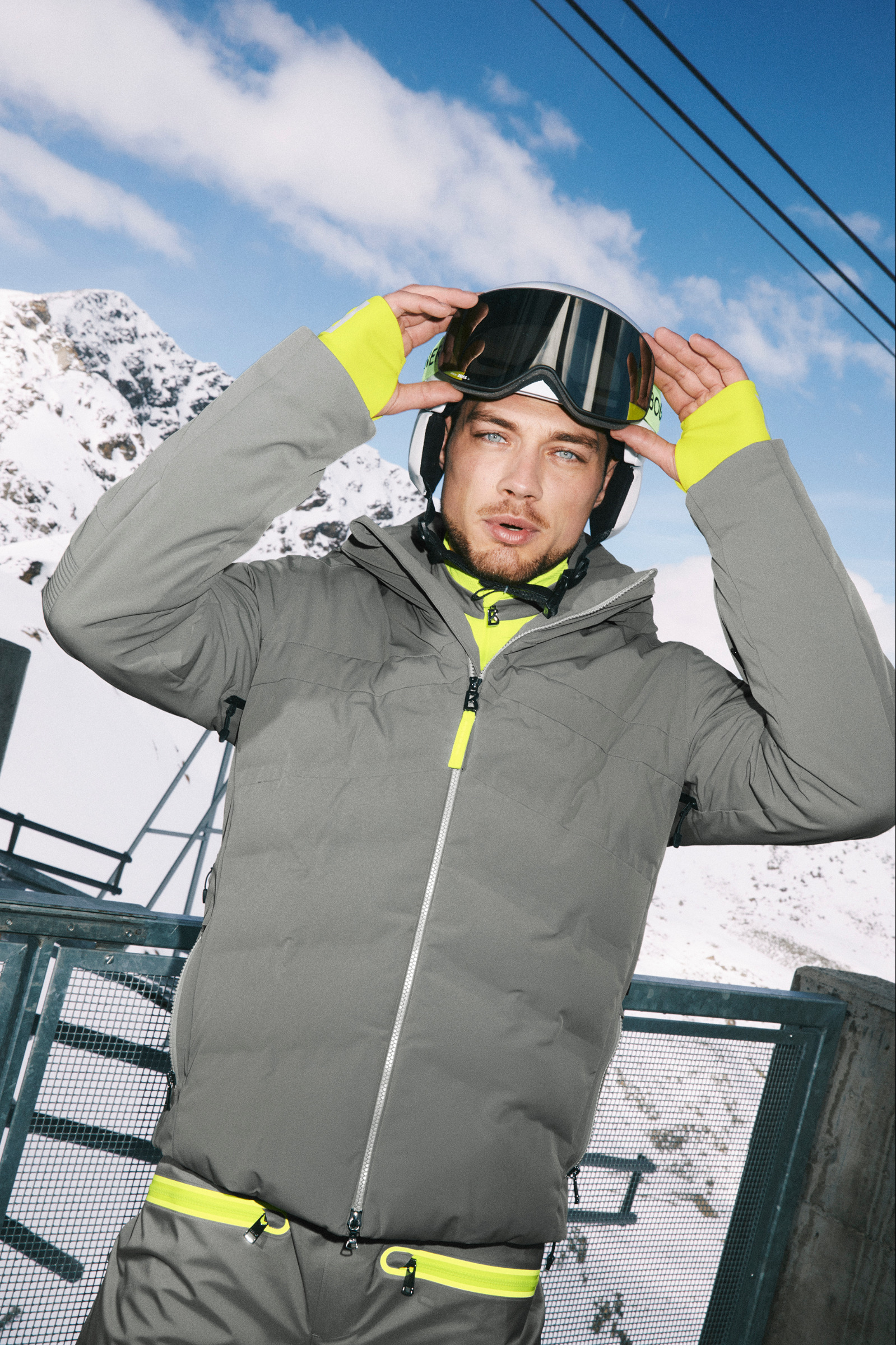 Bogner yellow online ski jacket