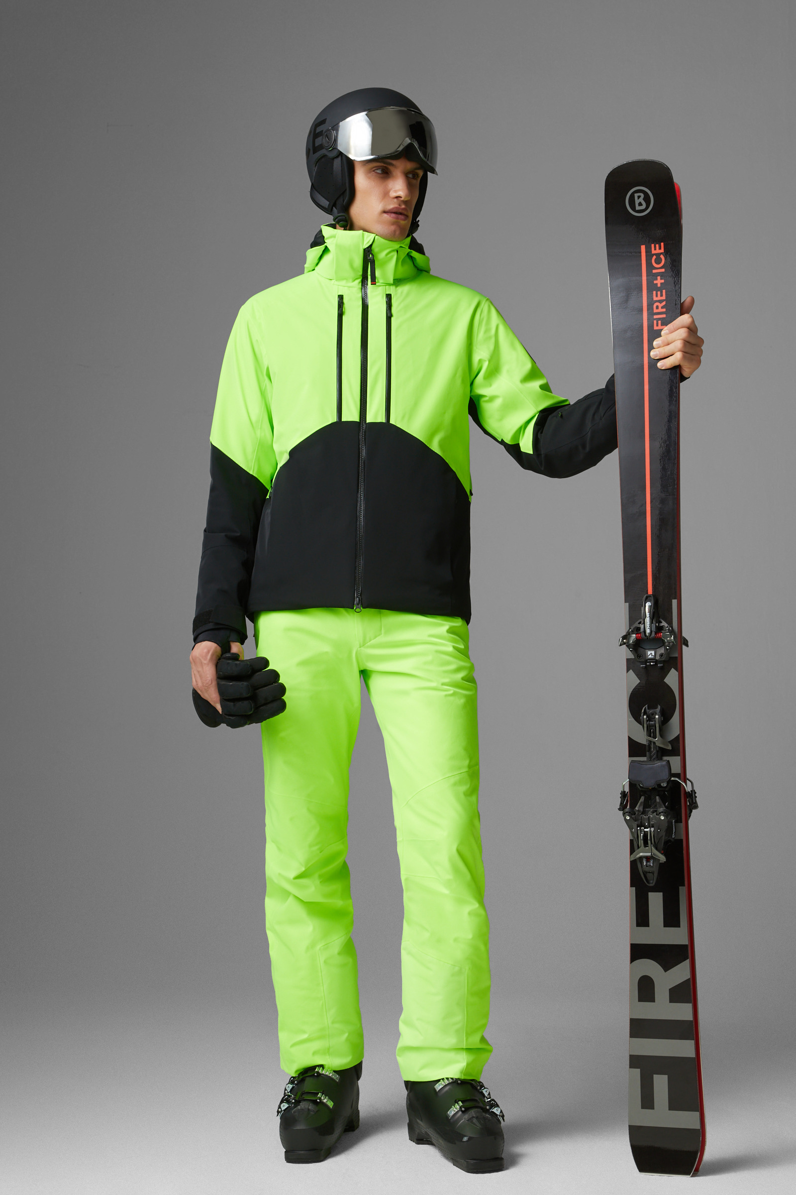 FIRE ICE Ski Look Rigby Neon green Black for men