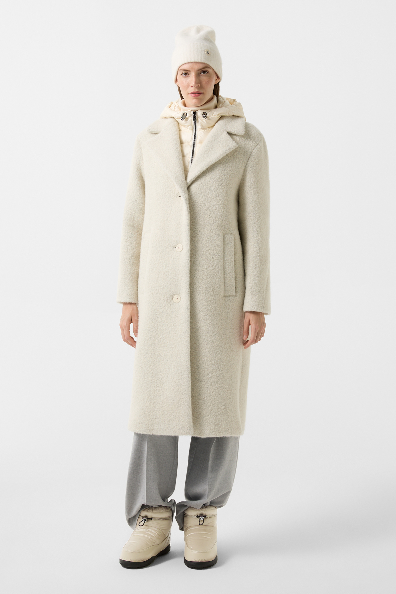 Deniz wool coat