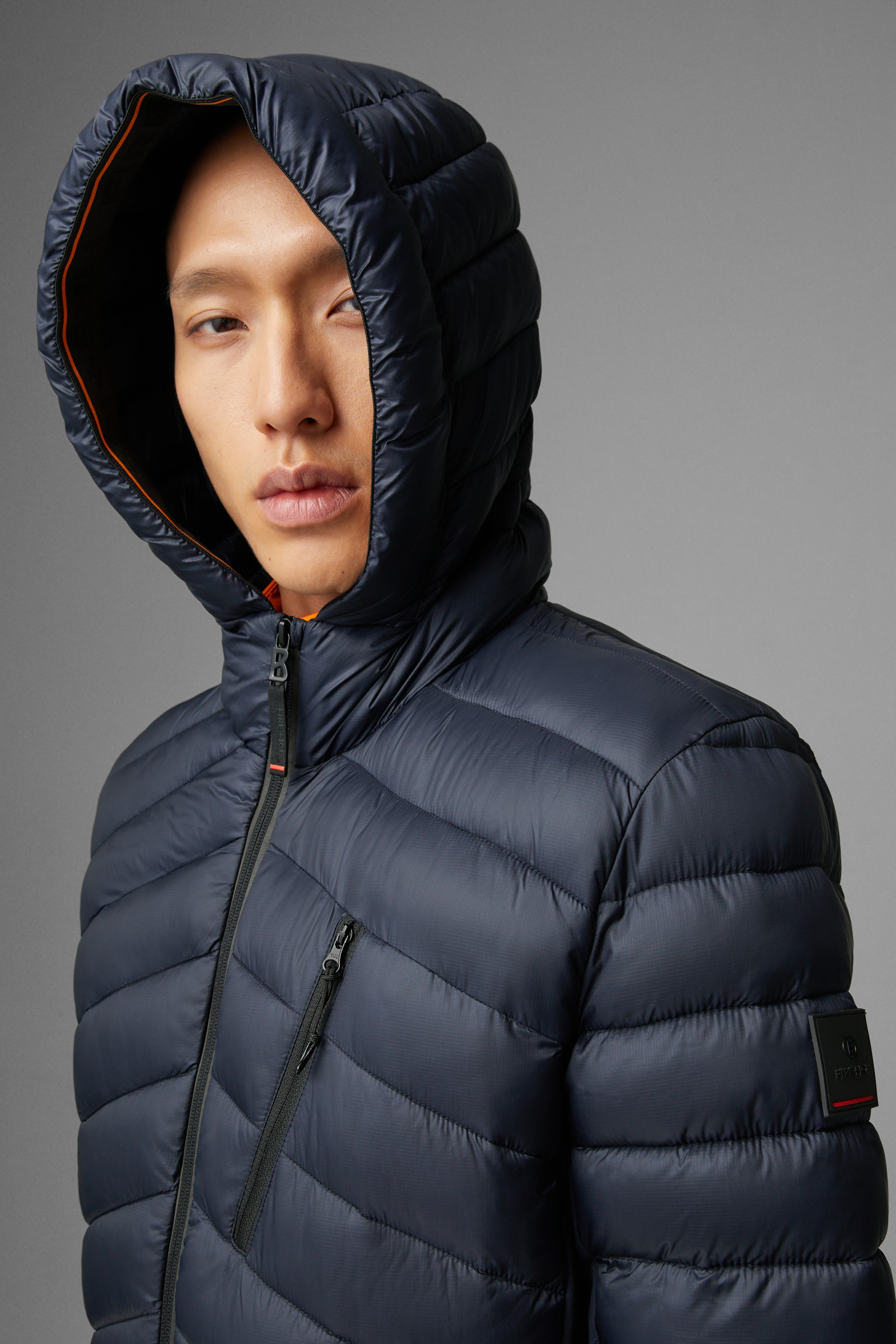 Ombre men's winter quilted jacket c124 clearance