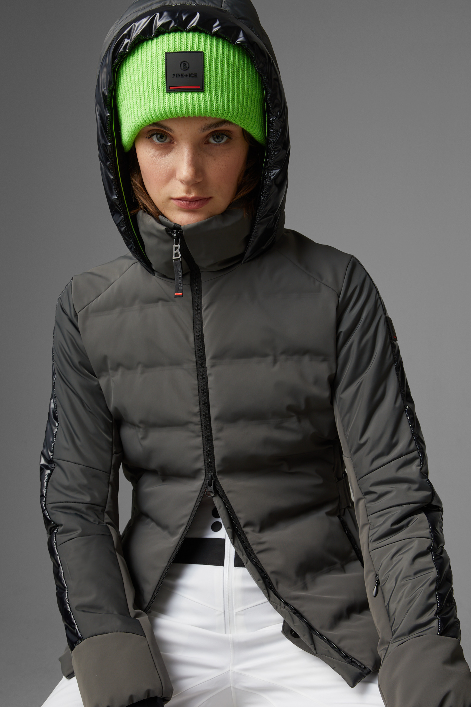 Fire and shop ice down jacket