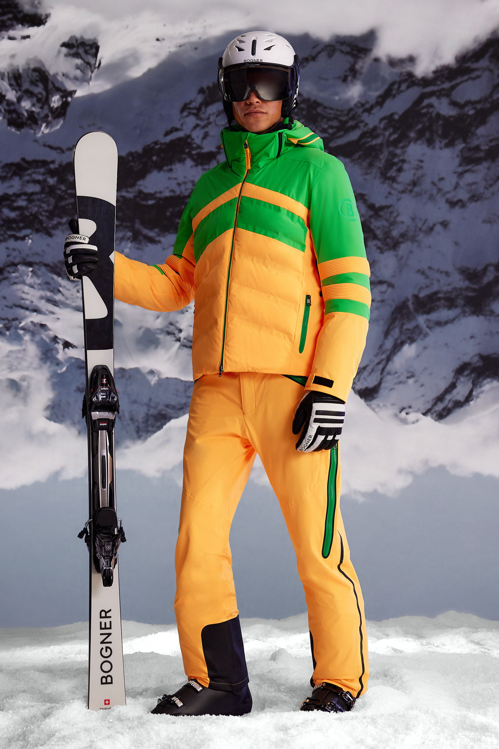 Bogner yellow ski sale jacket