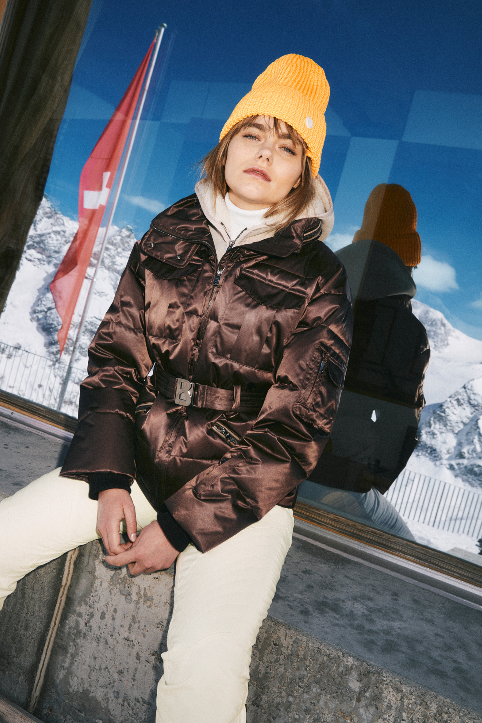 Bogner sanne down ski jacket top