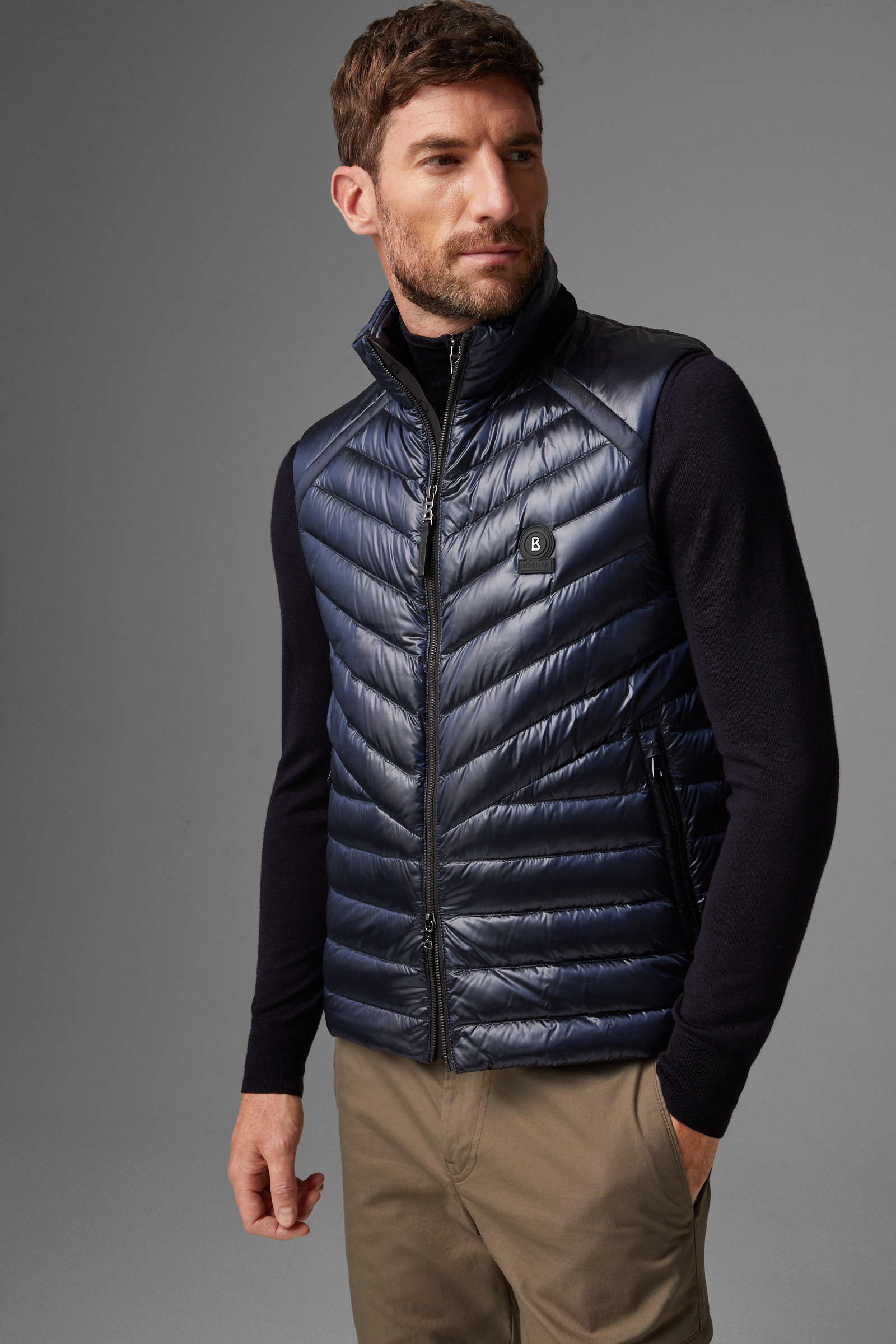 BOGNER Lasse Lightweight down gilet for men