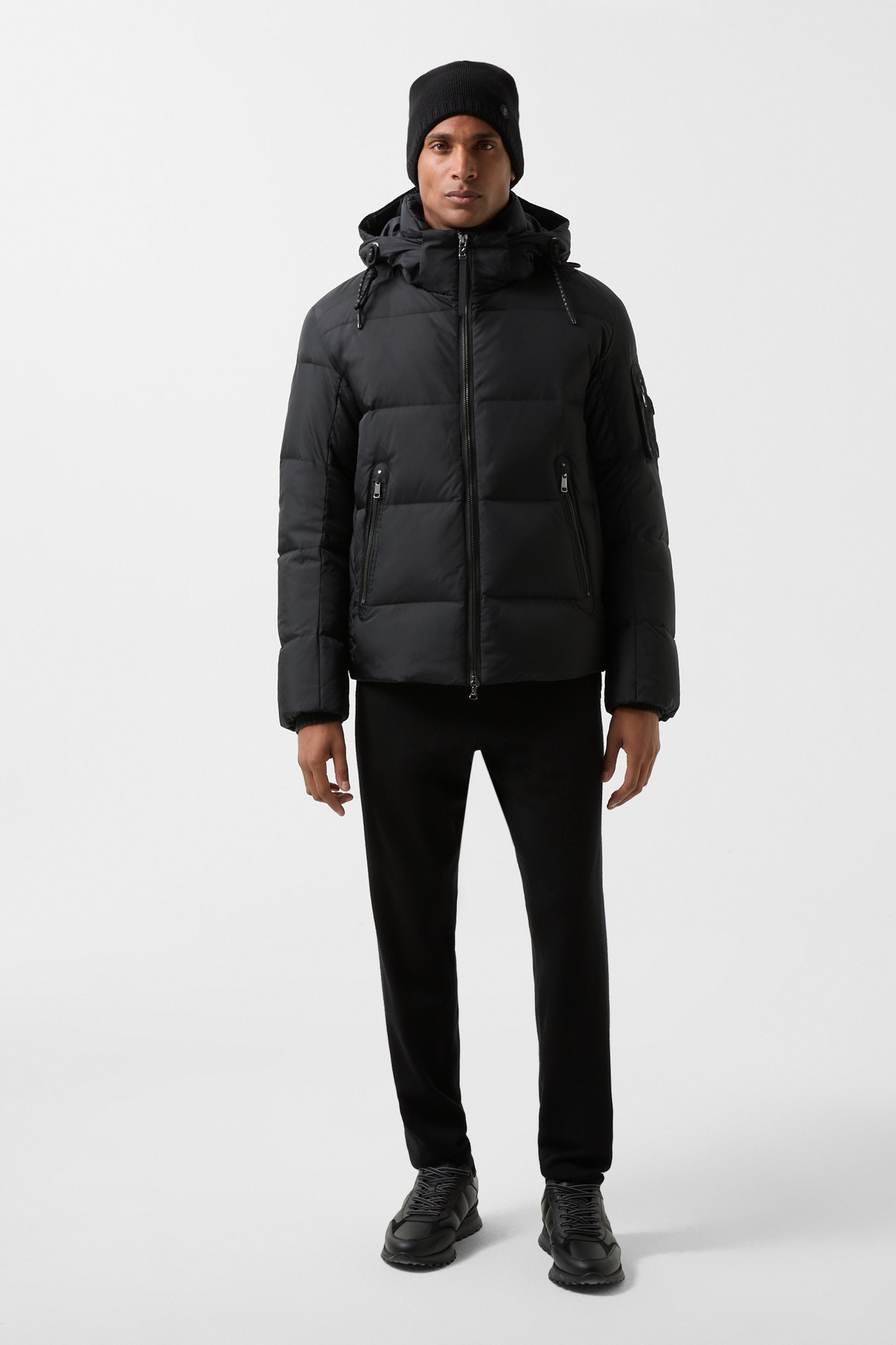 Bogner long down coat shop