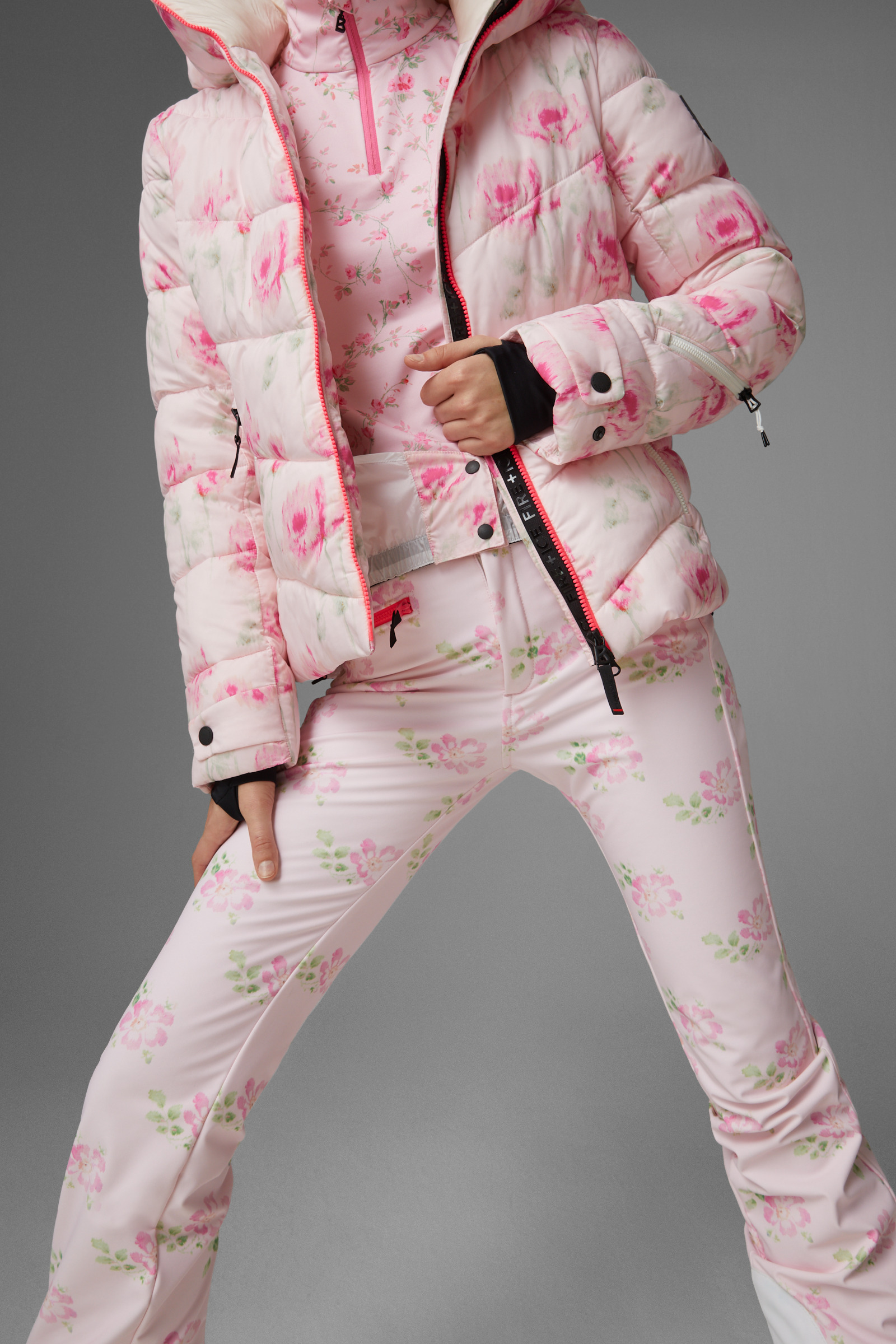 Womens patterned store ski jacket