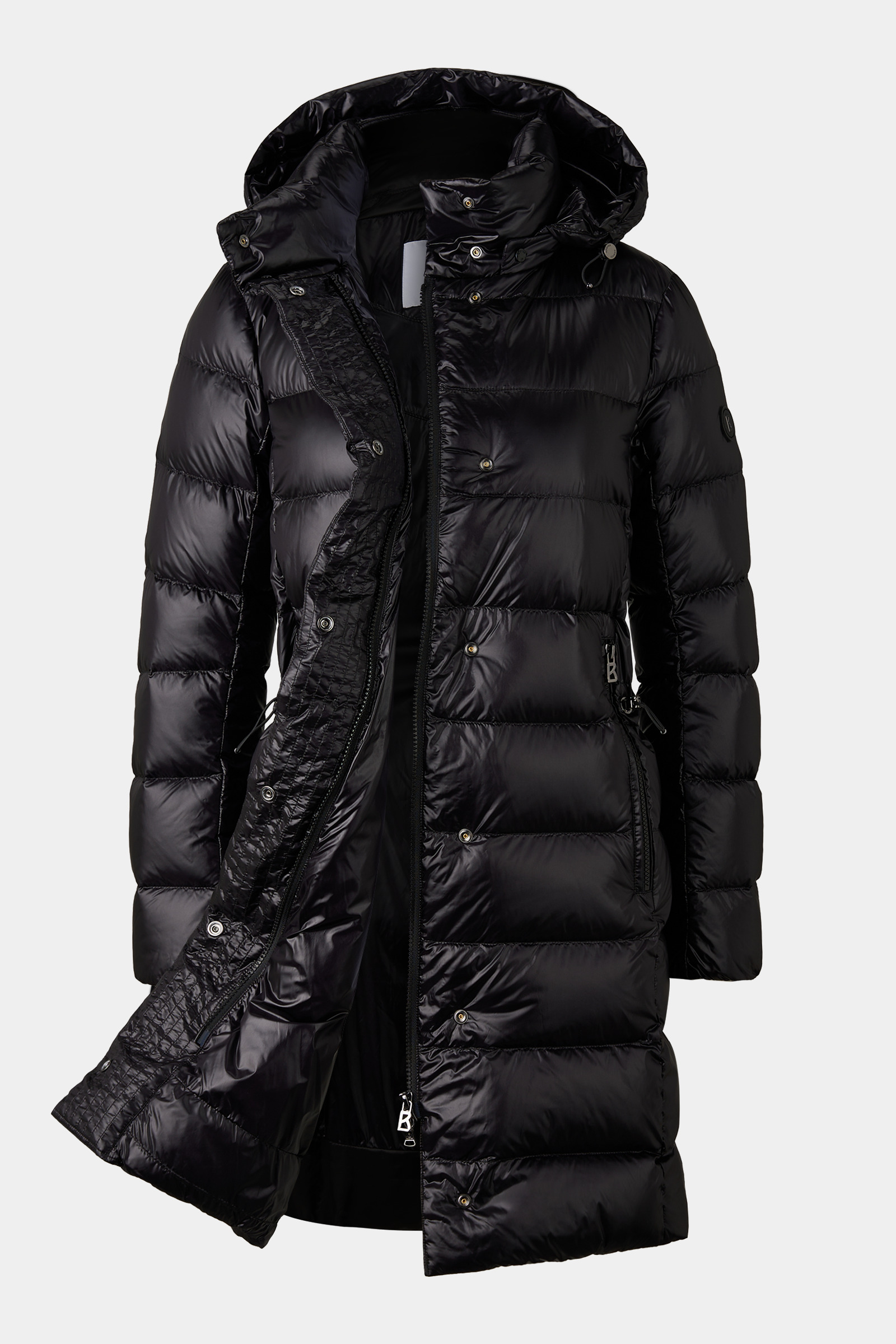Bogner long down coat deals