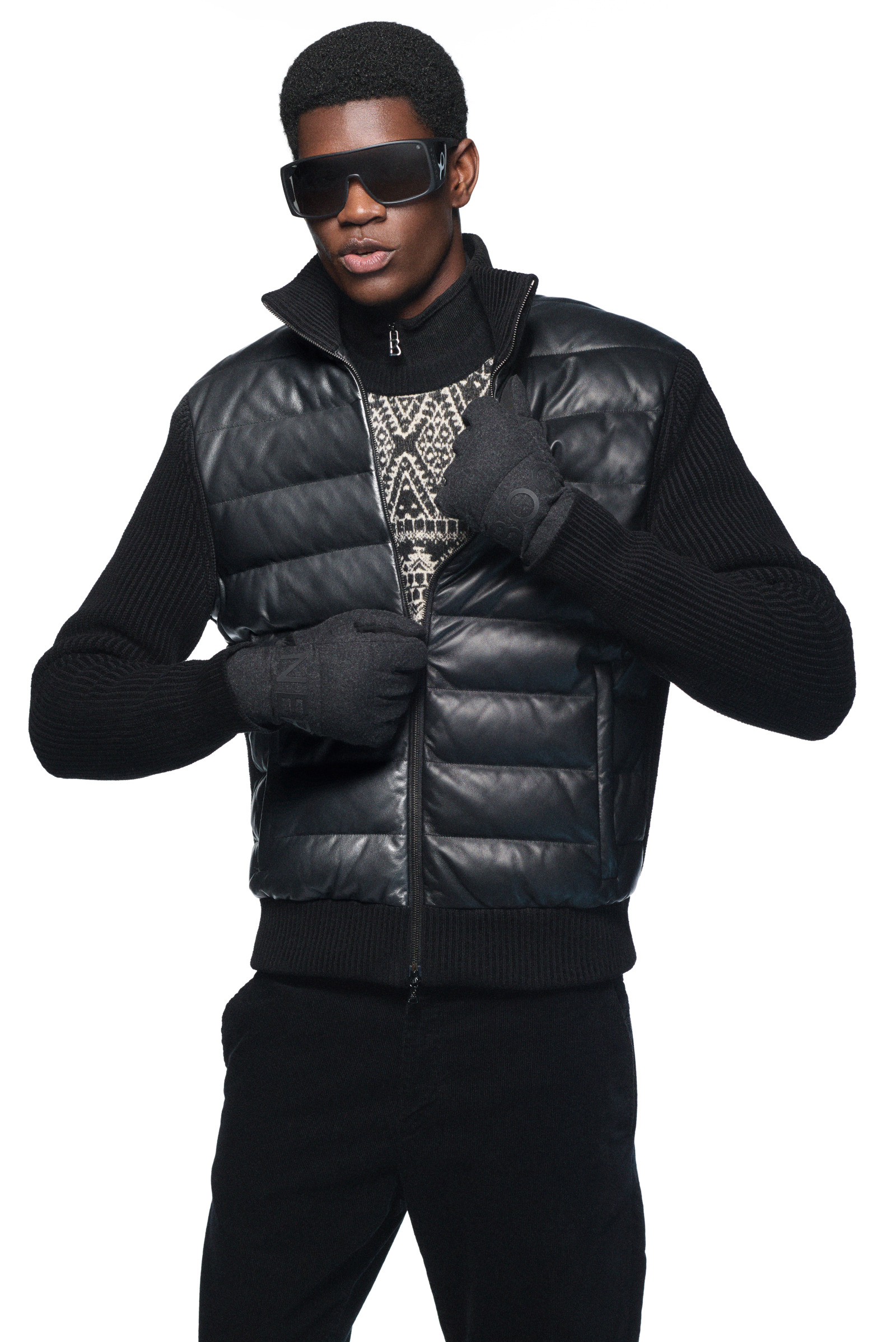 Leather jacket with kurti on sale