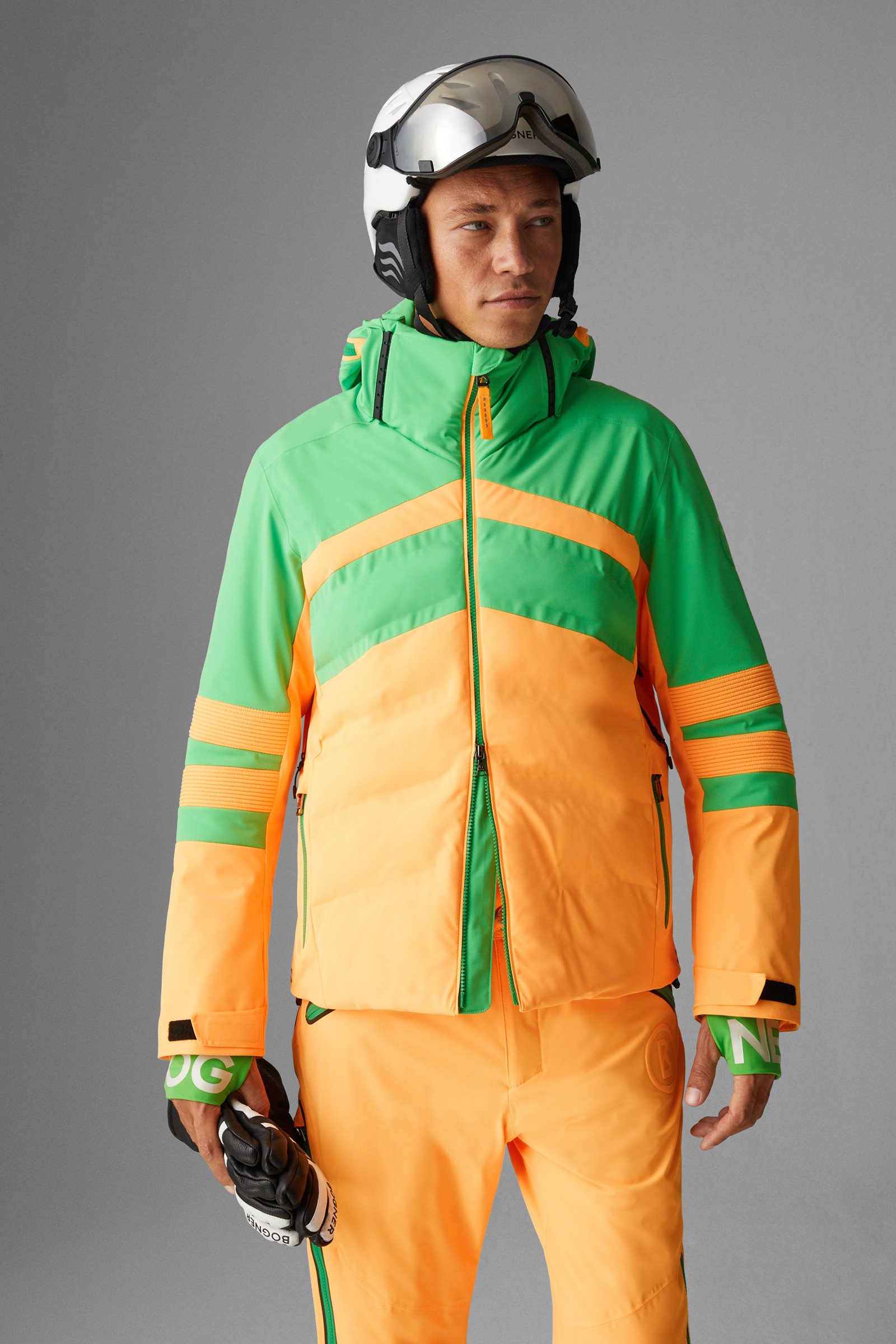 Bogner orange ski discount jacket