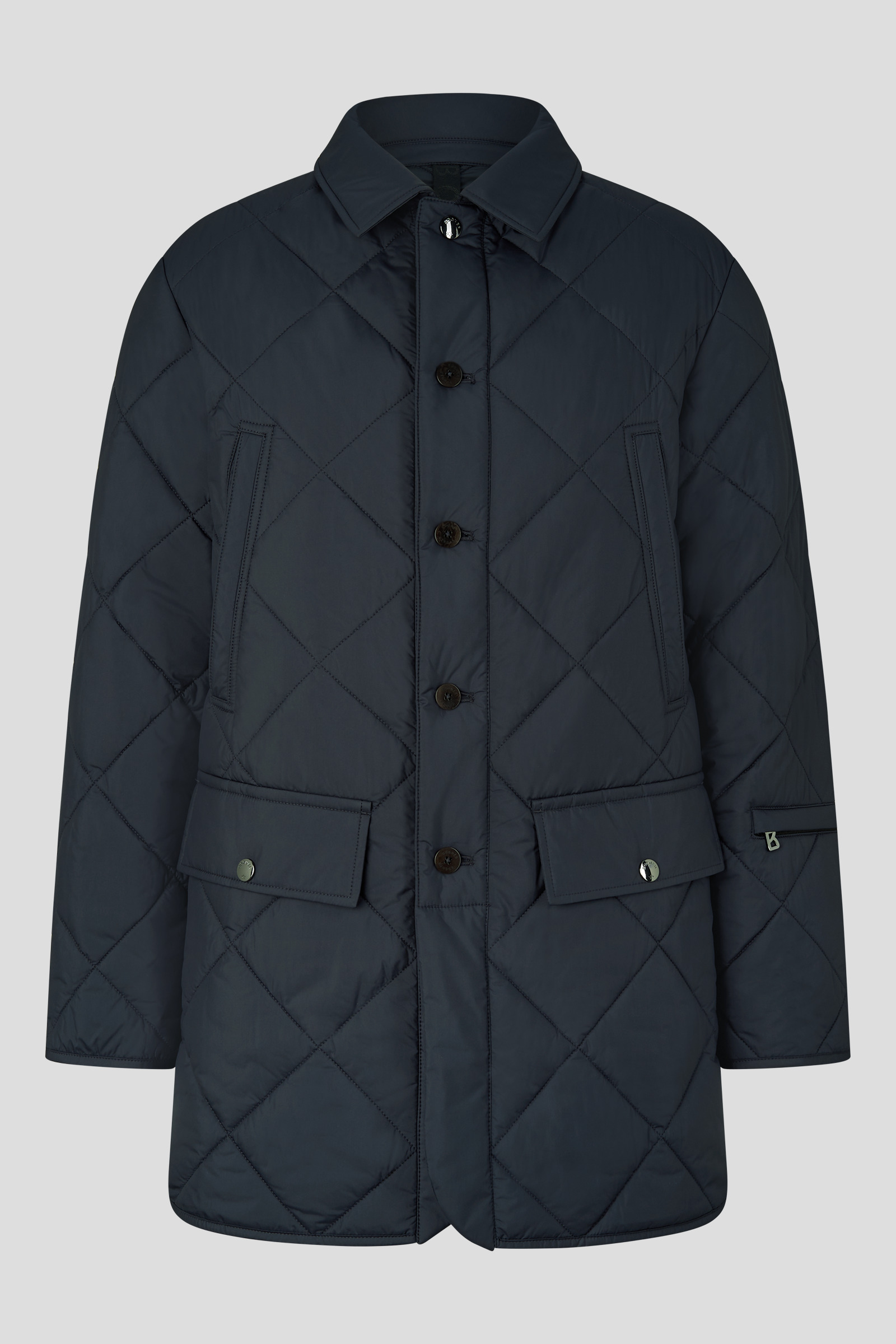Arket long quilted store jacket