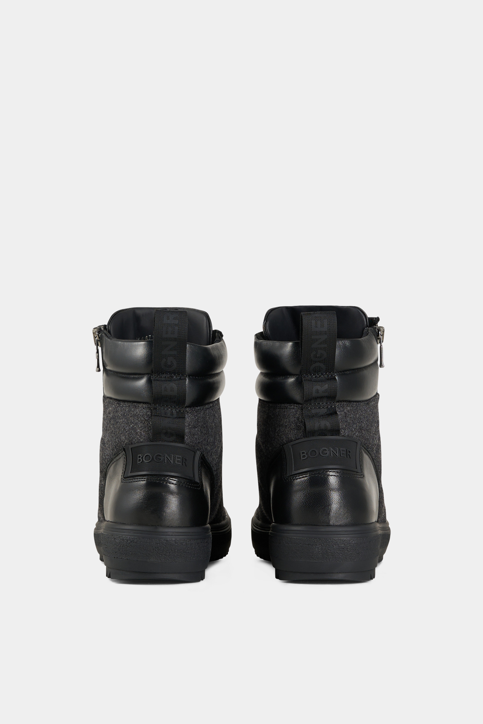 格安販売の with boots Lace-up Anchorage BOGNER spikes men for ジャケット・アウター