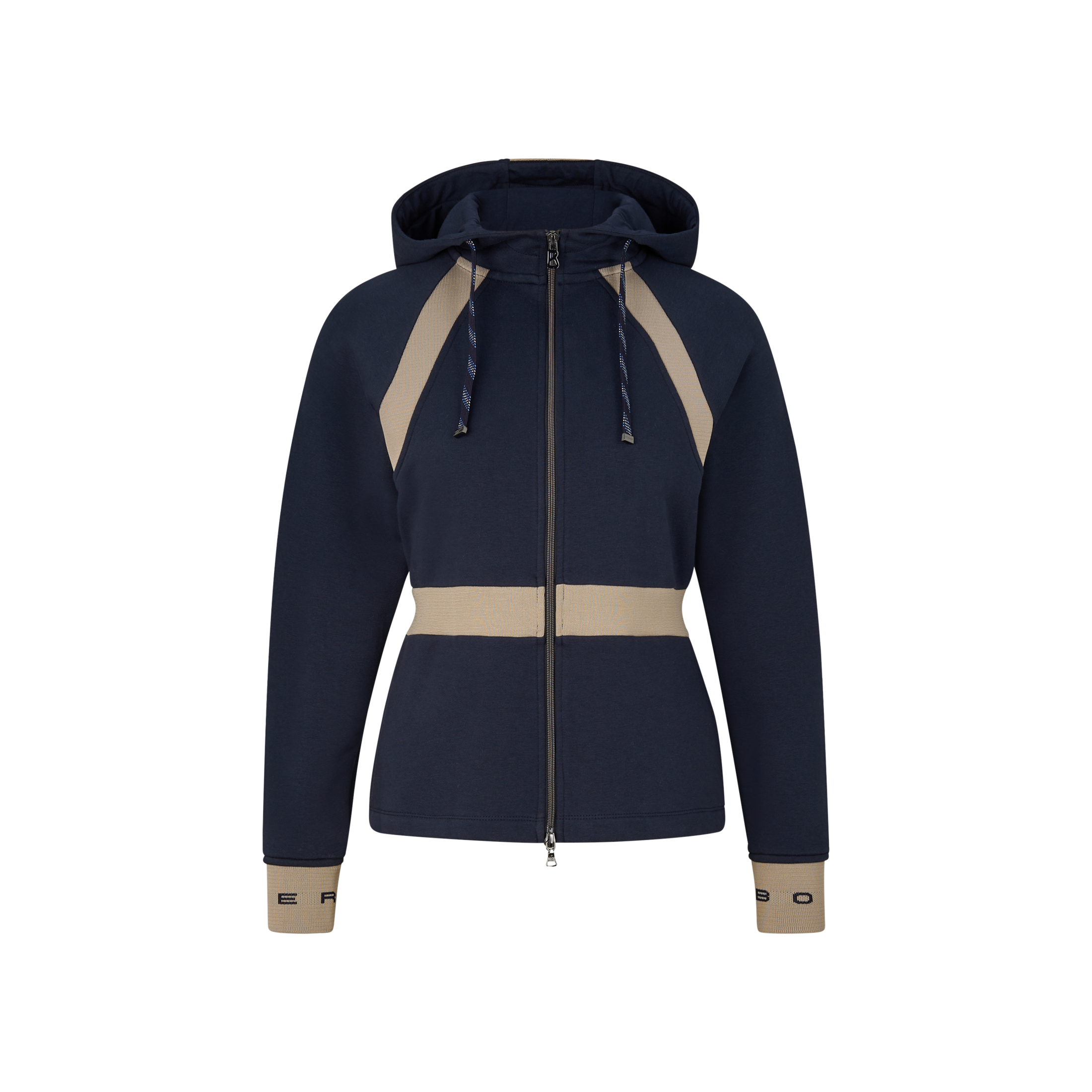 BOGNER Cadis sweatshirt jacket for women - Navy blue/Beige - 16/3XL