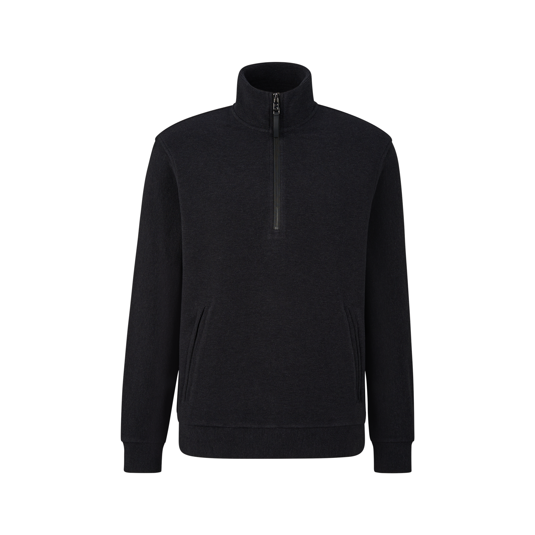 BOGNER Edvin Half-zip sweatshirt for men - Black - XL