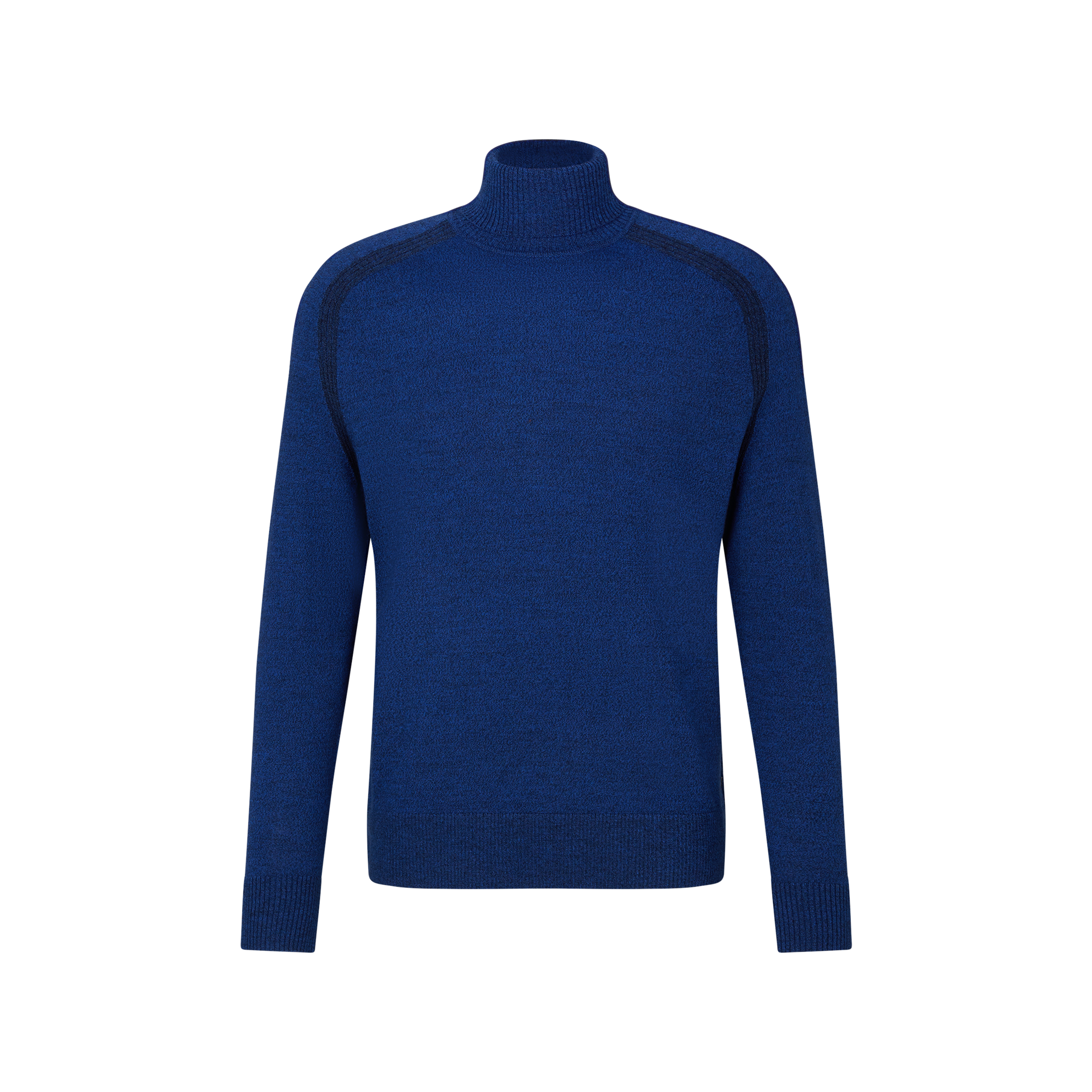 BOGNER Gordon Turtleneck pullover for men - Blue melange - L