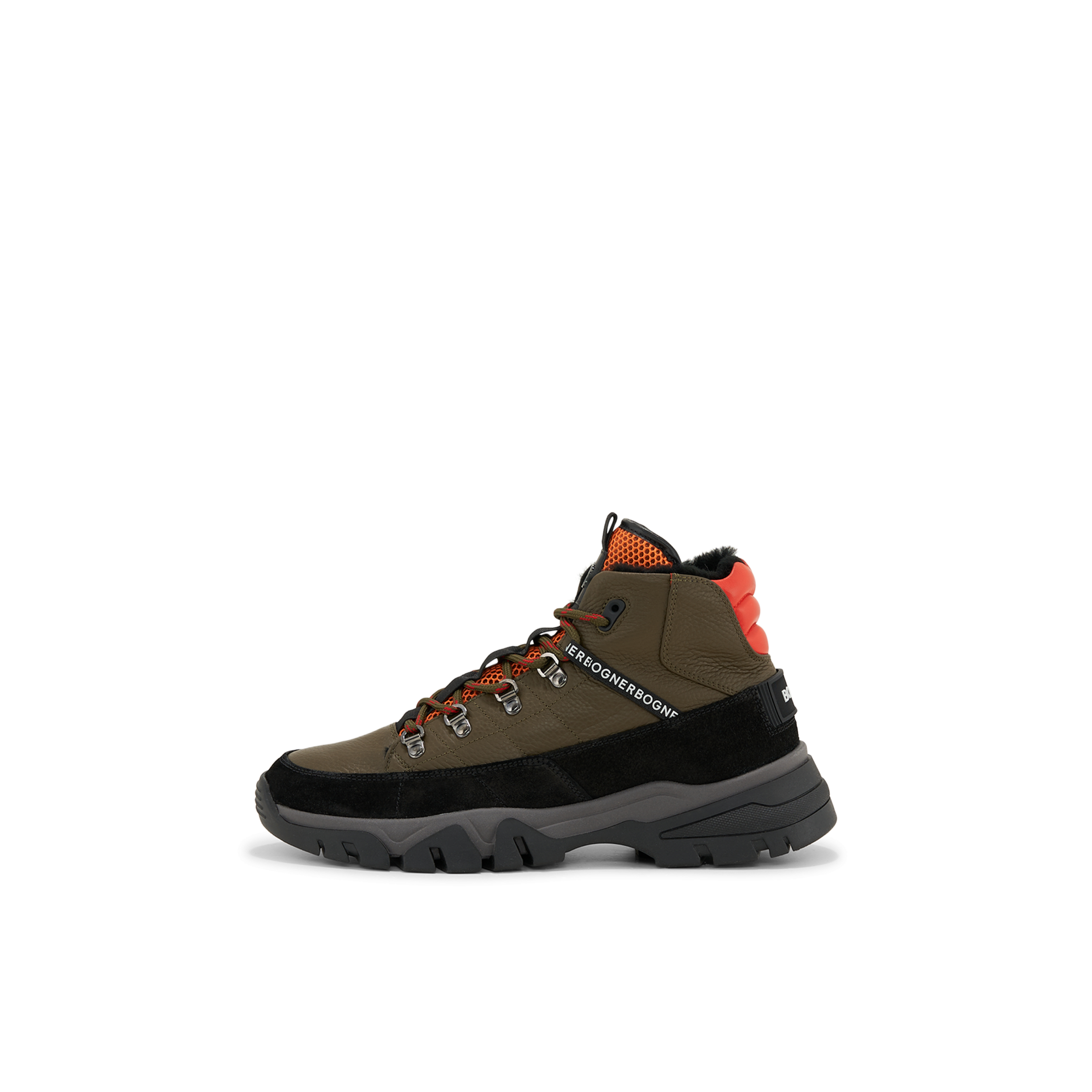 BOGNER Copper Mountain low boot sneakers for men - Black/Olive - US 13