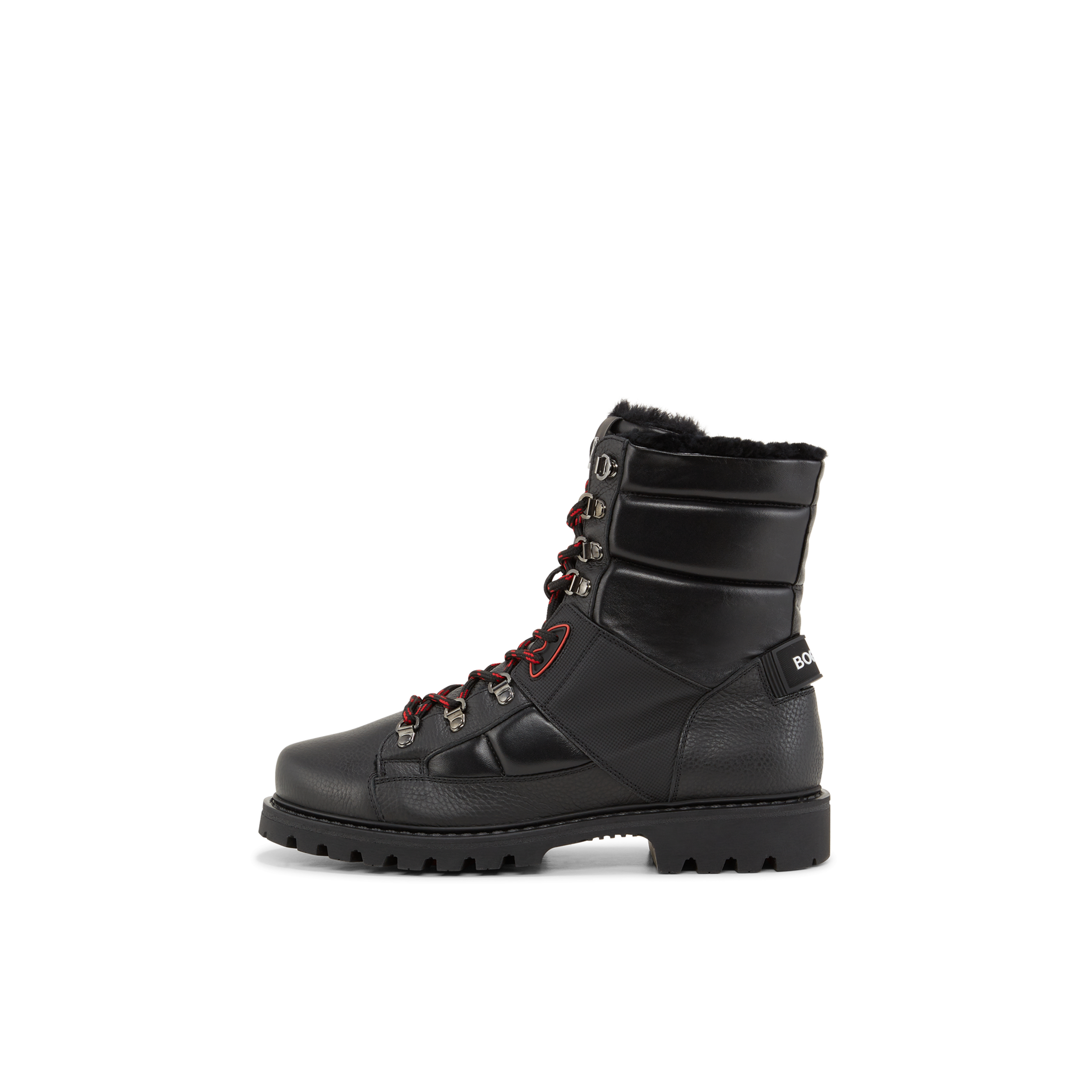 BOGNER Helsinki Mid-calf boots with spikes for men - Black - US 13
